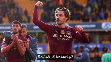 Guardiola argues with reporter about Grealish's future