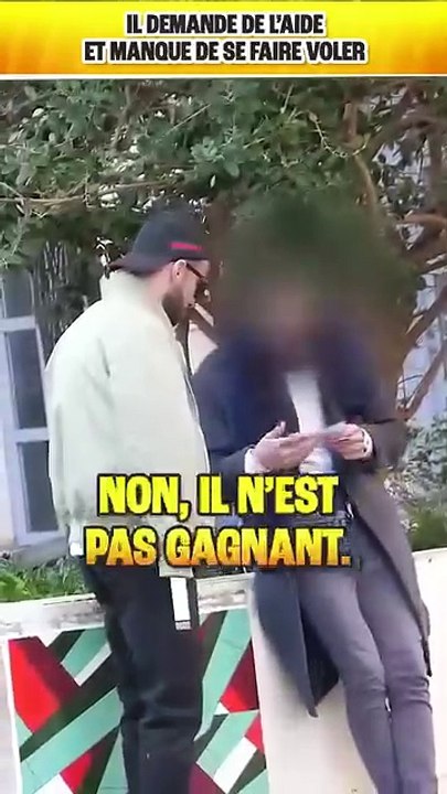 Un handicapé demande de l'aide !