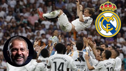 Hansi Flick elogia a Luka Modric en su adiós del Real Madrid