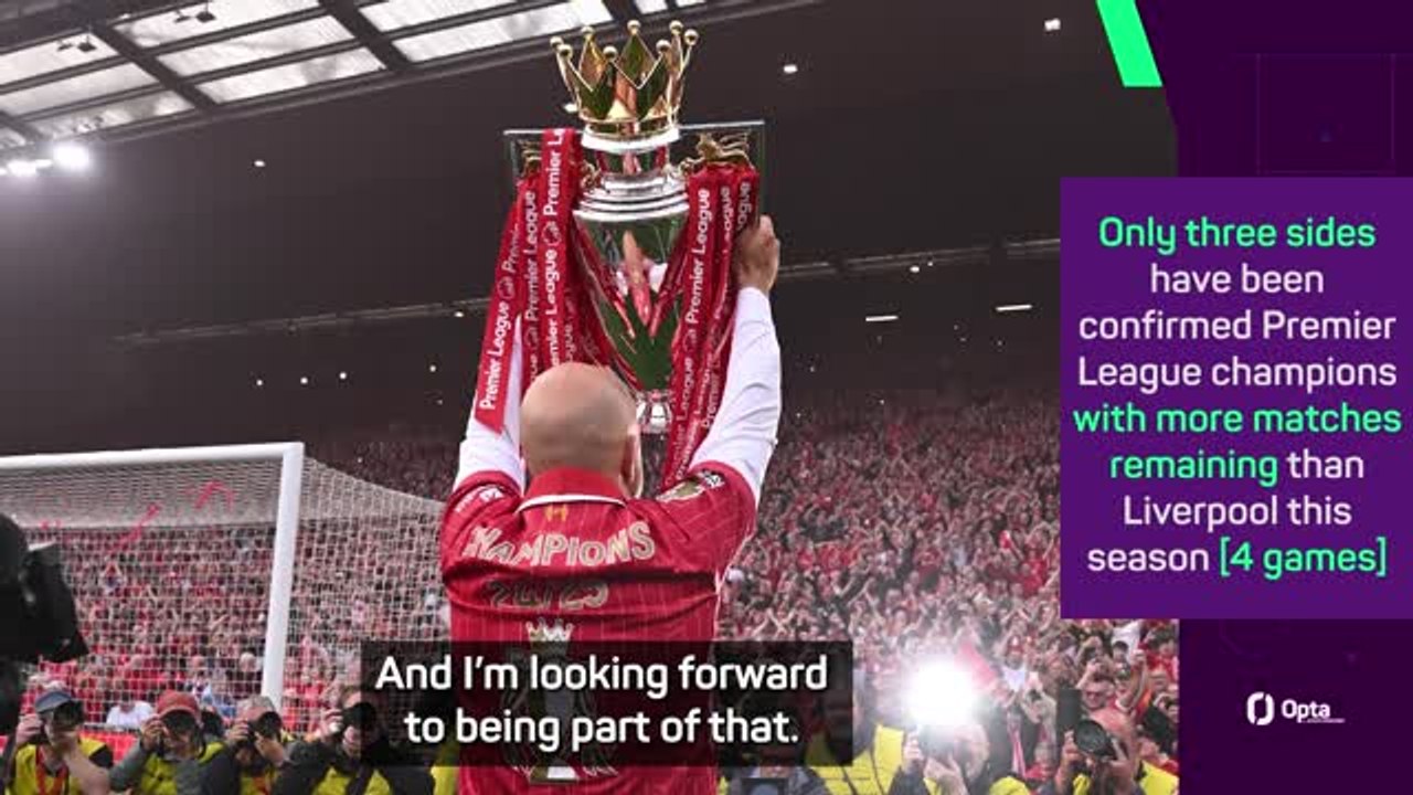 Slot hopes Liverpool players have the same appetite next season