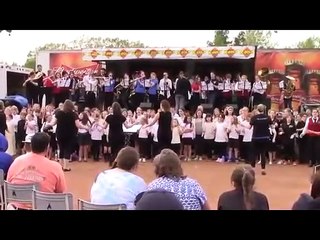 Thursday at Memorial  Park   -  Kentville  Grade school kids