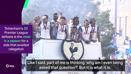 Postecoglou tired of fronting up on future questions as Spurs season ends