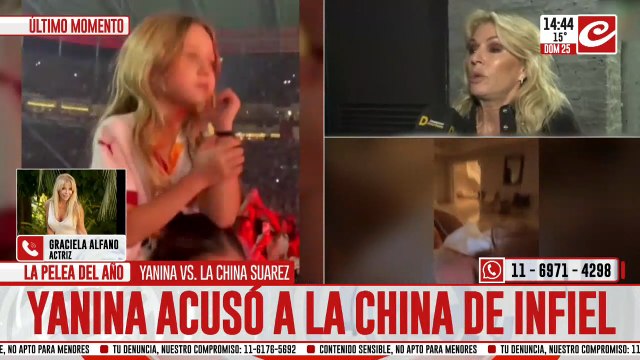 Graciela Alfano: Cuando algo me toca, habló