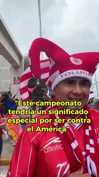 “SÍ, SÍ HAY MIEDO” Para este fanático de los Diablos, este campeonato tendría un significado especial por ser contra el América. Además, reconoce que si hay un poco de miedo por estas razones.