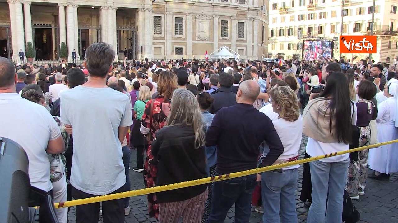 Papa Leone XIV visita la Basilica di Santa Maria Maggiore a Roma
