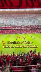 ATENCIÓN, ESCARLATAS   Paulinho vuelve a la titularidad después de perderse la Ida en el Estadio Ciudad de los Deportes.