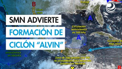 Alvin: advierten por probabilidad de formación de ciclón tropical en el Pacífico Sur