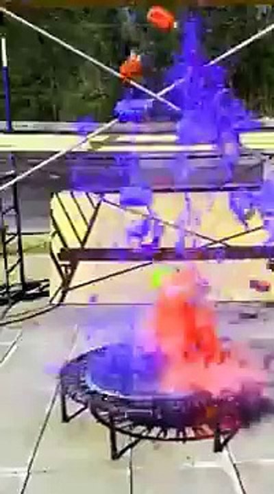 Throwing Bottle On Stairs | Crushing crunchy  & soft things | Glass bottle breaking