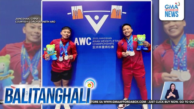 Pinoy Weightlifter Elreen Ando, panalo ng 3 silver medals sa 2025 Asian Weightlifting Championships | Balitanghali