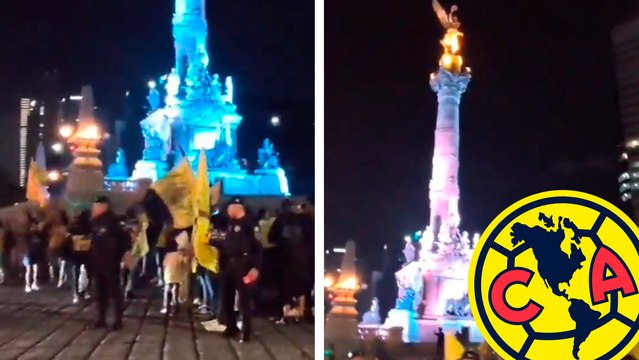 CDMX: América pierde contra Toluca y aficionados Azulcrema llegan al Ángel de la Independencia