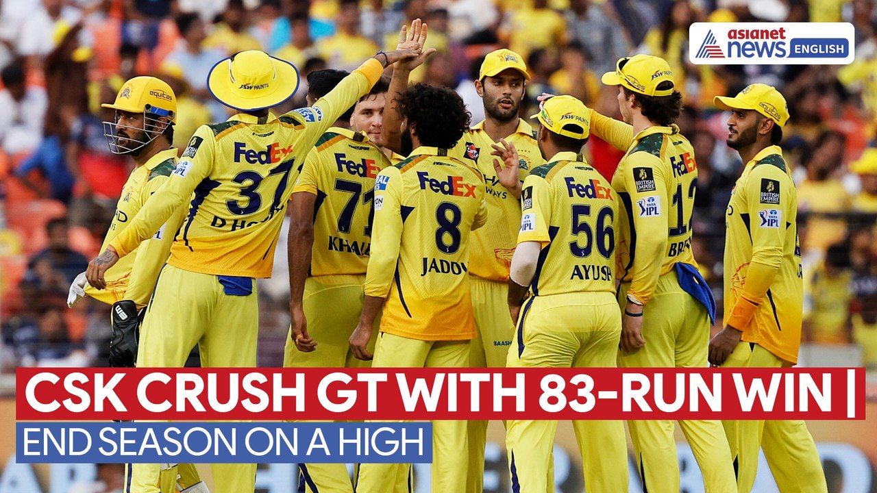 IPL 2025, GT vs CSK Highlights: Chennai Super Kings Dominate Gujarat Titans with 83-Run Win!