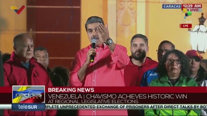 Nicolás Maduro | "It is Bolivar who we honor with this victory of the people"