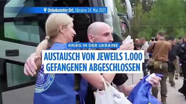 Russland und Ukraine schließen Austausch von jeweils 1.000 Gefangenen ab