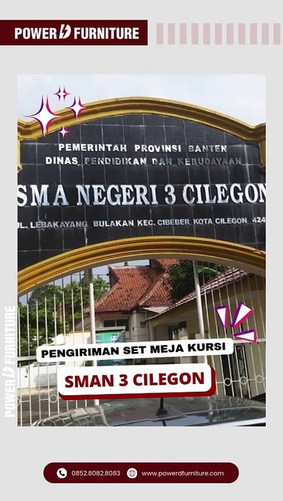 Pengiriman Meja Kursi SMAN 3 CILEGON