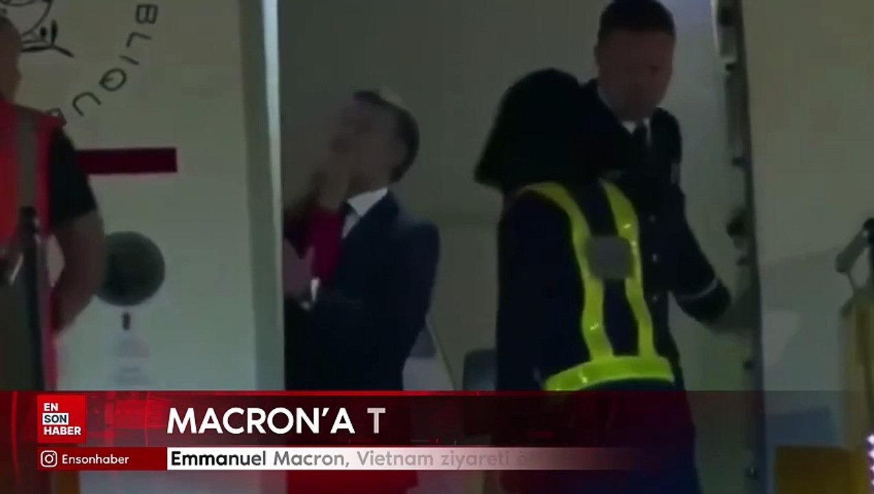 Emmanuel Macron, Vietnam ziyareti öncesi eşinden tokat yedi