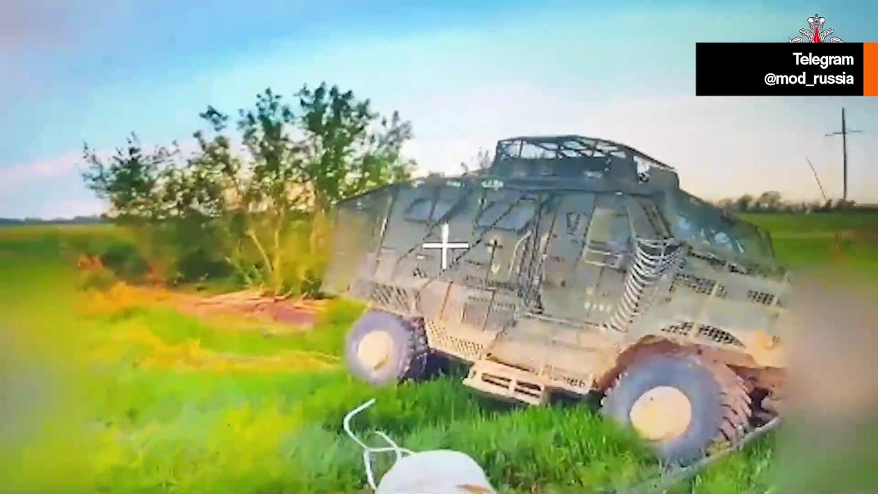 動画：ロシア軍、ドネツク地域でMaxxPro装甲車を破壊