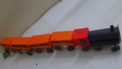 How to Make a Great Train Toy Using Only Paper | DIY Paper Craft Tutorial