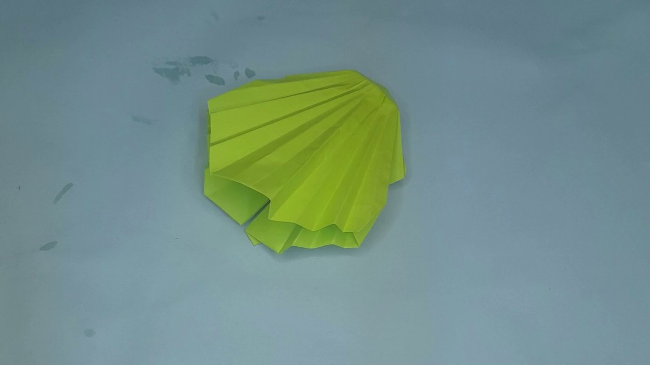 How to Make a Paper Clamshell | Easy Origami Shell Craft Tutorial