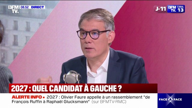 Primaire de la gauche: Olivier Faure (PS) souhaite trouver un candidat qui permette de gagner face à l'extrême droite