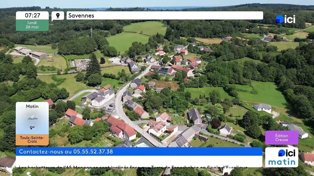 26/05/2025 - ici matin par ici Creuse en vidéo