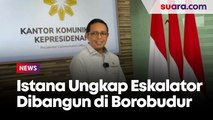 Pasang Ekskalator di Candi Borobudur saat Prabowo Dampingi Macron, Istana: Kalau Kecapean Bisa Kusut