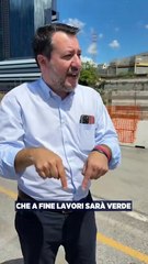 Salvini - Sopralluogo al cantiere del tunnel sub-portuale di Genova (23.05.25)