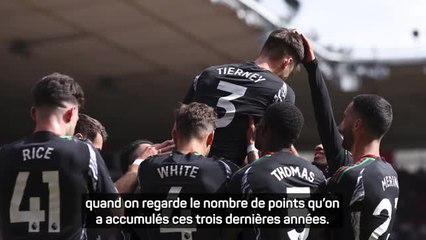 Arsenal - Arteta : "Si vous ne pouvez pas être les meilleurs, soyez les meilleurs des autres"