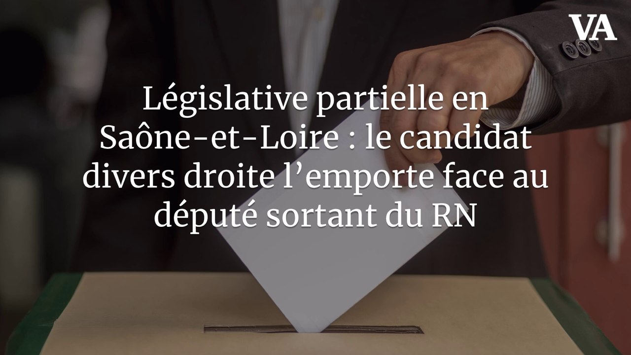 Législative partielle en Saône-et-Loire : le candidat divers droite l’emporte face au député sortant du RN