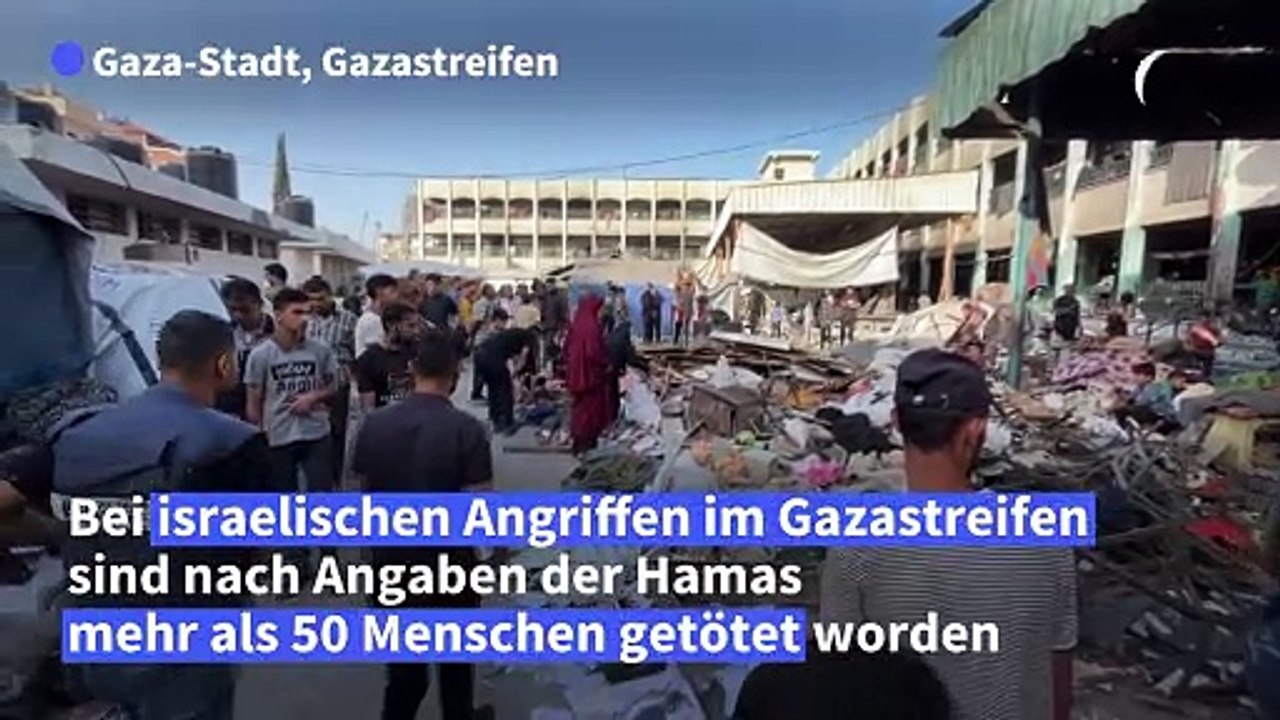 Israel greift Schulgebäude in Gaza an – dutzende Tote