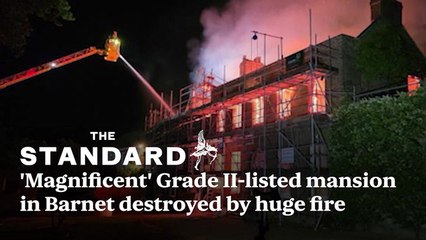 'Magnificent' Grade II-listed Mansion On London Millionaire's Row Destroyed By Huge Fire