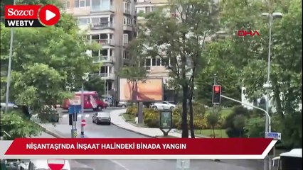 Nişantaşı'nda korkutan yangın