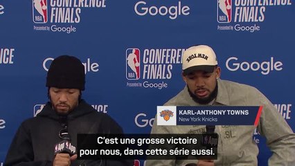 Knicks - Towns après une victoire cruciale : "Il fallait trouver un moyen de gagner"
