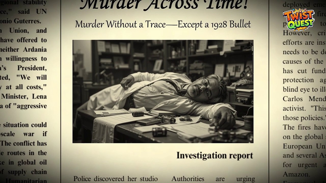 1928 Bullet Stops Time Traveler in 2025