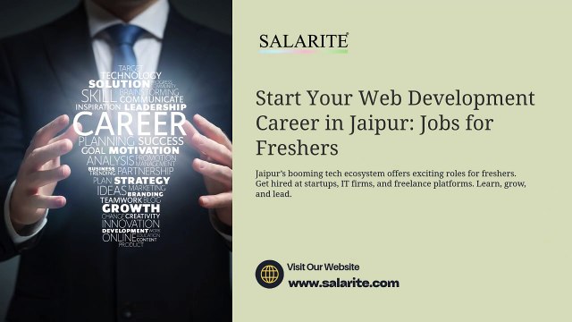 Start Your Web Development Career in Jaipur Jobs for Freshers