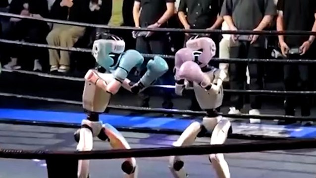 Watch: World’s first humanoid robot kickboxing tournament held in China