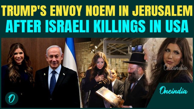 Noem Meets Netanyahu in Jerusalem Following Embassy Killings — Shows Support Amid Airstrikes in Gaza