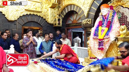 Akash Ambani Blessing Shirdi Saibaba  Mumbai Indians Win