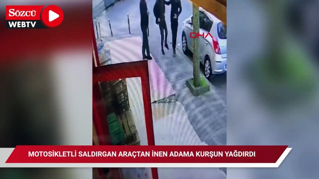 Ümraniye’de motosikletli saldırgan araçtan inen adama kurşun yağdırdı
