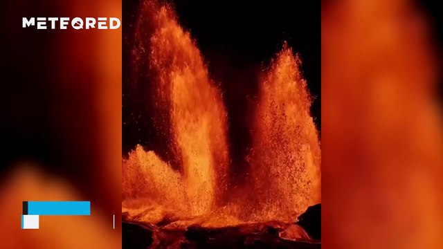 Lava fountains over 300 meters high at Kilauea Volcano, Hawaii (USA)! The latest eruption from the Halema'uma'u crater has attracted numerous people.