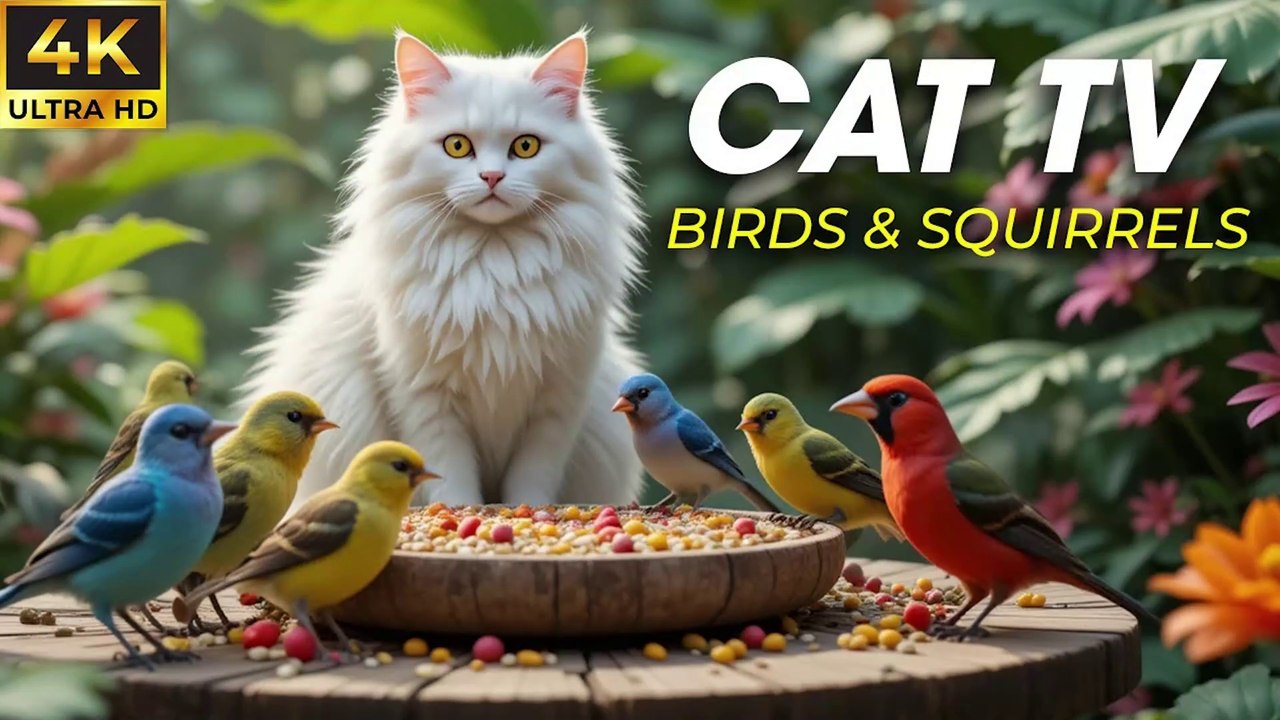 So Many Birds! The Most Satisfying Videos for Cats to Watch - CatTV Central