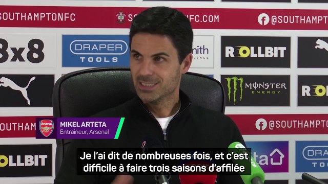 Arteta : Si vous ne pouvez pas être les meilleurs, soyez les meilleurs des autres