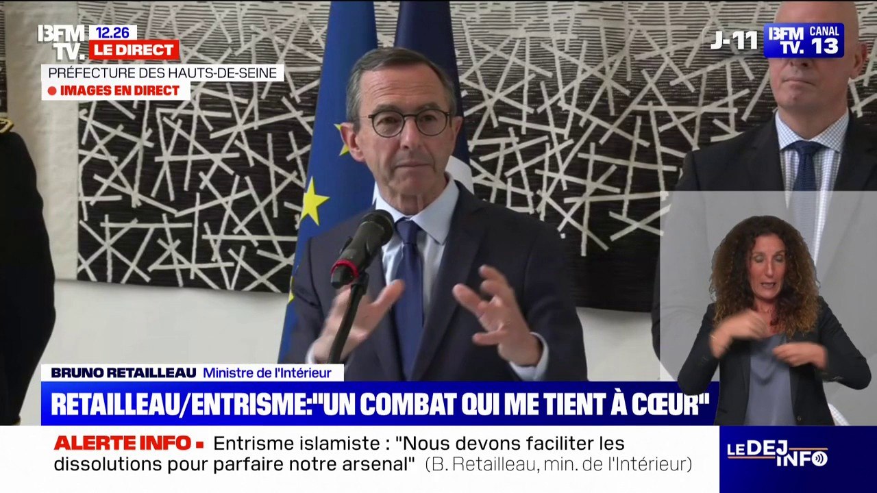 Communautarisme: Bruno Retailleau évoque "un risque" lors des prochaines municipales