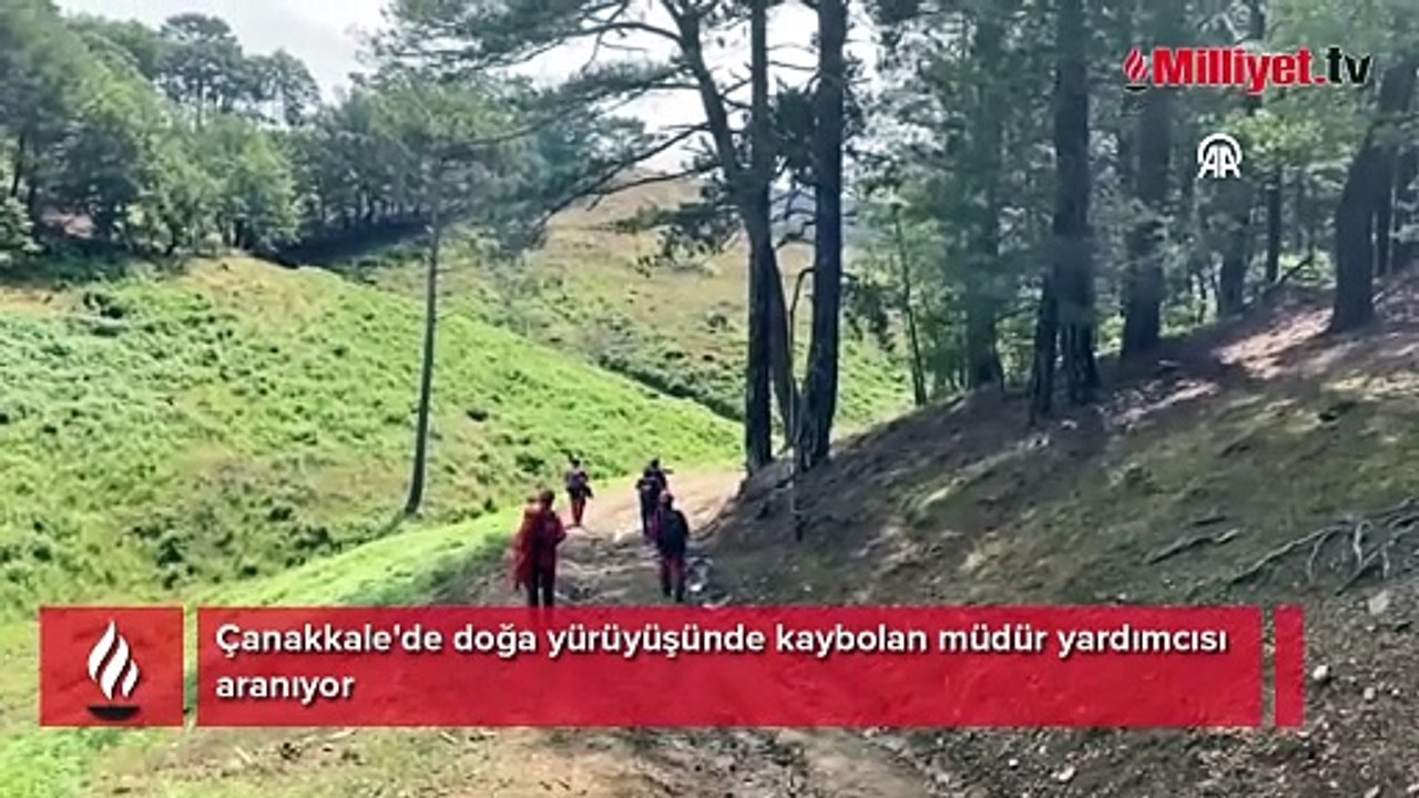 Doğa yürüyüşüne çıkan müdür yardımcısı kayboldu! Arama çalışması başlatıldı