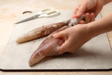 Cómo limpiar calamares