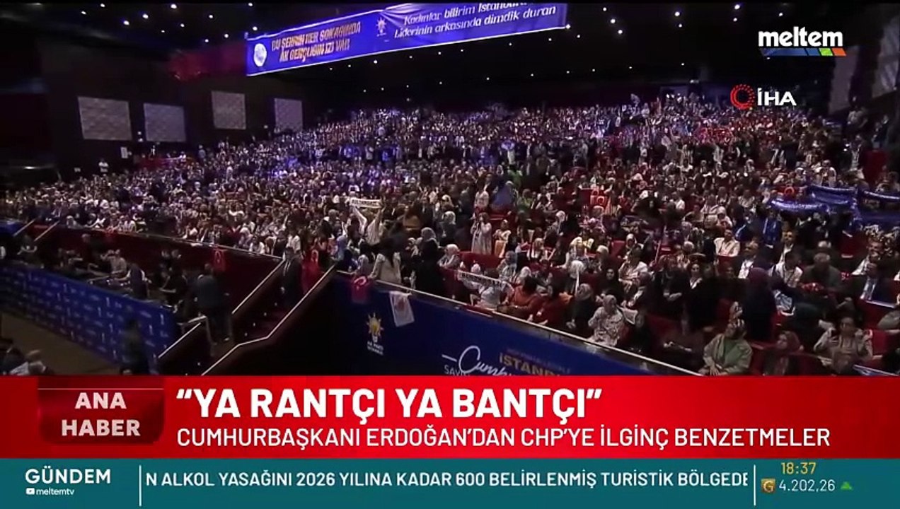 Cumhurbaşkanı Erdoğan’dan CHP’ye ilginç benzetmeler