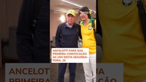 Carlo Ancelotti é recebido com festa no Rio de Janeiro #shorts