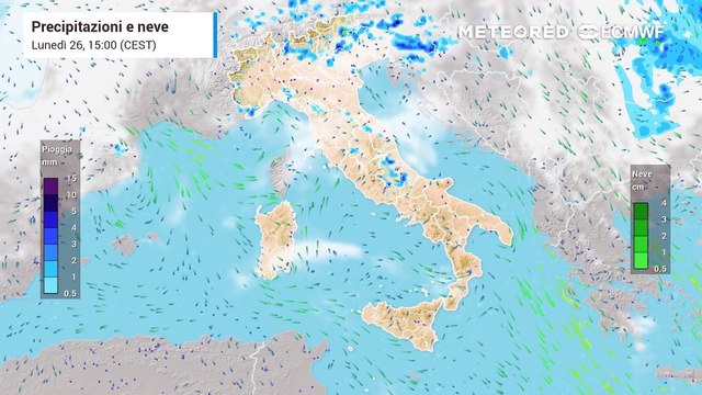 Meteo, lunedì 26 maggio 2025: piogge previste in Italia nei prossimi giorni