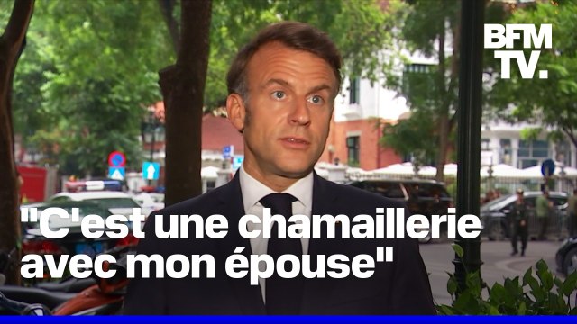 Gifle de Brigitte Macron, guerre en Ukraine: Emmanuel Macron s'est exprimé depuis le Vietnam