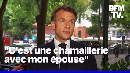Gifle de Brigitte Macron, guerre en Ukraine: Emmanuel Macron s'est exprimé depuis le Vietnam