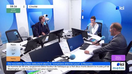 Invité d'ici Matin - Hugues de Phily, procureur de la République d'Auxerre